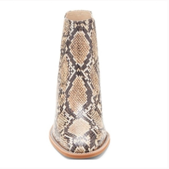Vince Camuto Jentilly Chelsea Snake Print Boot - Picture 3 of 4
